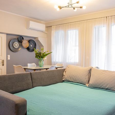 Pythagorio Blue Street Apartment With Balcony ภายนอก รูปภาพ